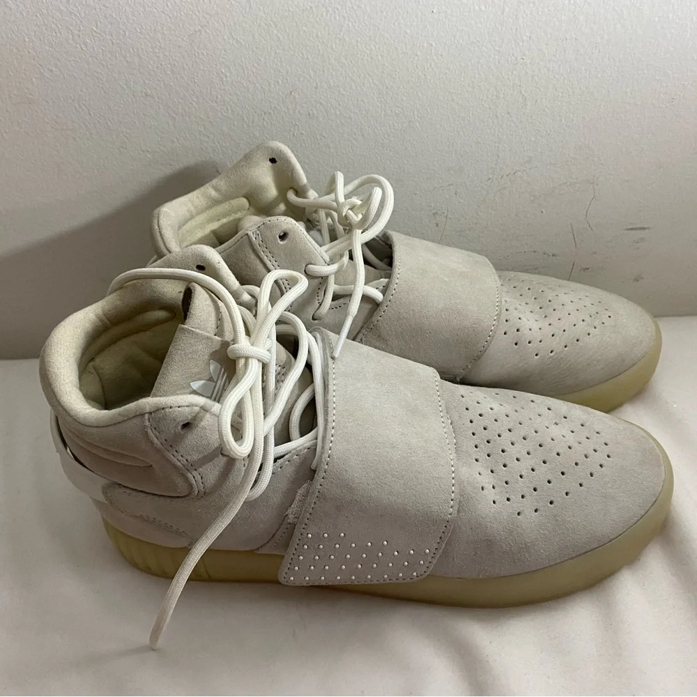 Adidas Tubular Invader High Top Sneakers Men’s Size 7 - Picture 1 of 7
